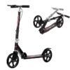 Arabest Adult Scooter, Foldable Scooter, with Disc Brakes, Double Shock Absorption System, Three levels of height adjustment, Can Support 150KG, Suitable Freestyle Kick Scooter For Boys And Girls