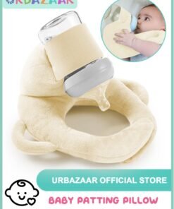 URbazaar Baby Self Feeding Cushion, Baby Self Feeding Pillow, Breast Feeding Pillow, Baby Feeding Bottle Holder, Baby Organic Cotton