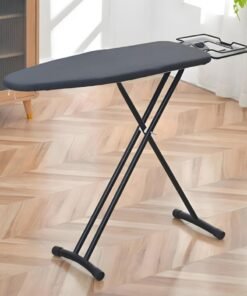 YOUHUAGUO Foldable Ironing Board Stand with Hooks 110X30cm, Garment Steaming Rack for Home Use