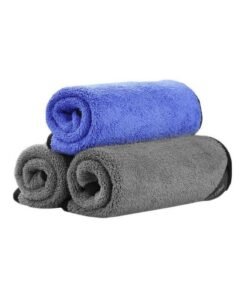 3-Piece Bounds Nanofiber Cleaning Towel, Premium Microfiber Towels for Cars, Highly Absorbent, Reusable Cleaning Rags for Car, Household, Kitchen