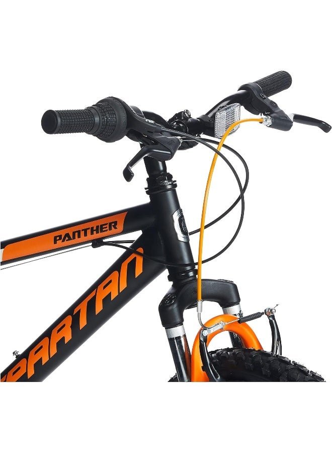 Spartan Panther Mountain Bike – 20 Inch Wheel, 7-Speed Shimano Gears, Black - Image 3