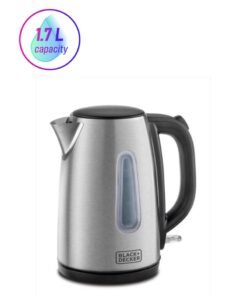 BLACK+DECKER Electric Kettle With Stainless Steel Body 1.7 L 2200 W JC450-B5 Silver/Black