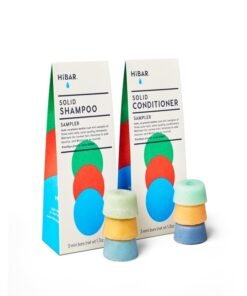 HiBAR - Shampoo & Conditioner Sampler Set - Maintain, Moisturize & Volumize Bars - Travel-Friendly - Salon-Quality Ingredients - Plastic, Soap, Paraben & Sulfate-Free - Color Safe - 6 Mini Solid Bars