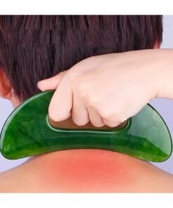 ORiTi 1pc Gua Sha Massage Tool With Handle, Lymphatic Drainage Massager, Body Shaping Gua Sha Tool