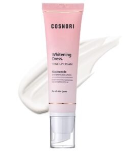 COSNORI Whitening Dress Tone Up Cream 50ML, Quick Skin Tone Balancer, Evens Out Complexion, No Makeup Natural Look, Long-Lasting Hydrating & Sebum Control Face And Body, Brightening Skin For All Skin Types