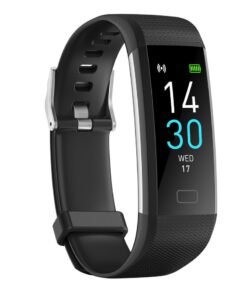 Fitness Tracker Smart Watch with IP68 Waterproof: Step Counter, Calorie/Heart Rate Monitor, Sleep Tracker & Stopwatch