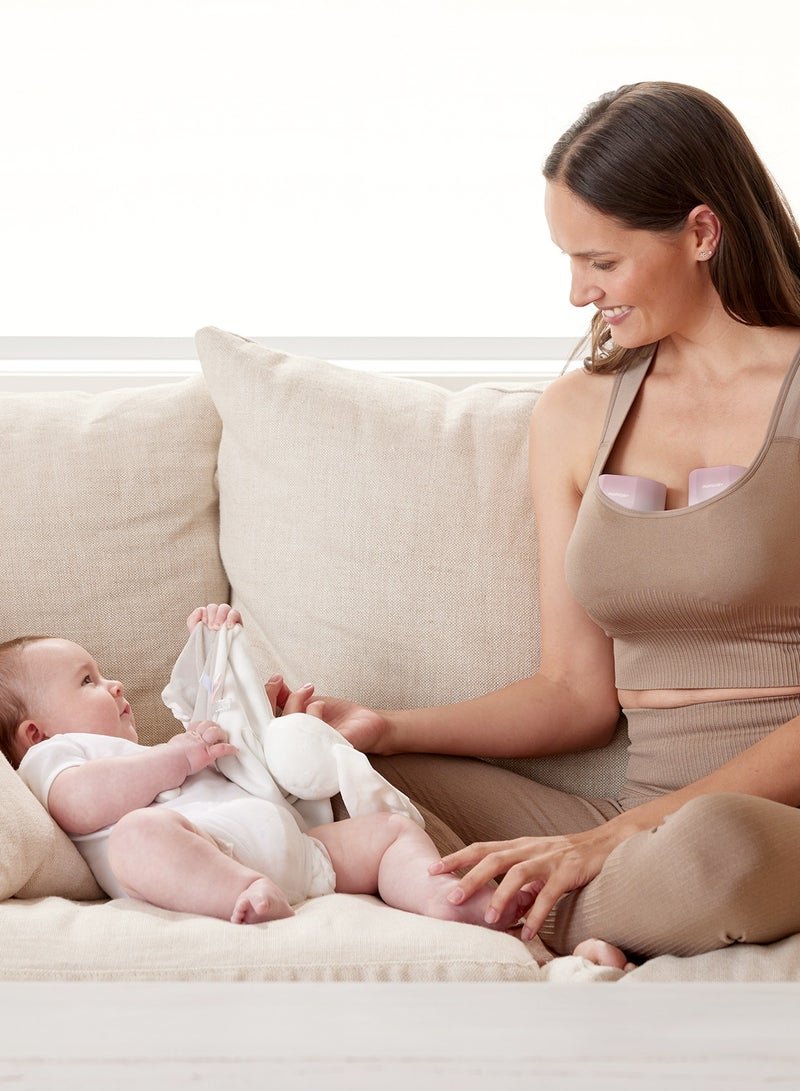 Momcozy Hands-Free Double Breast Pump S12 Pro, Wearable Pump with Comfortable Double-Sealed Flange 24mm, 3 Modes And 9 Levels - Image 4