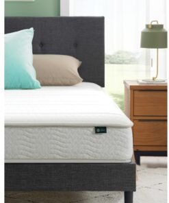 Zinus Foam and Spring Hybrid Mattress, Twin, Fiberglass Free, Medium Firmness, Durable Support, Certified Safe Foams & Fabric, Mattress in A Box (99.1 X 190.5 X 15.2 CM)
