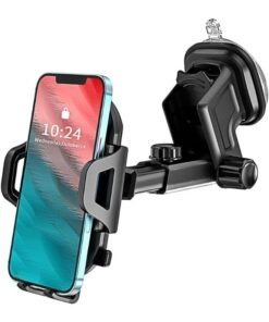 Buytory Universal 360° Car Phone Holder Mount for Dashboard, Windshield & Rearview Mirror | Hands-Free Mobile Stand Compatible with iPhone & Android Smartphones
