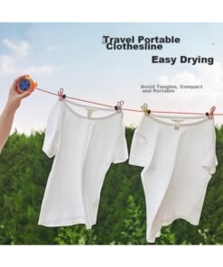Forty thousand kilometers 40,000 Kilometers Travel Clothesline Outdoor Essential Portable For Business Trips, Hotels, And Guesthouses Clothes Drying Line Sw7170