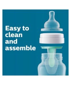 Philips Avent Pack Of 4 Anti Colic Bottle With Air Free Vent, 9Oz, Blue - Image 4