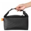Arabest Lunch bag for Adult Women Men, Reusable High Capacity Lunch Tote Bags, Small Leakproof Cooler Food Lunch Containers, Lunch box for Work, Travel, Outdoor, School Picnic, One Size (Black)