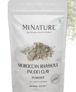 minature Moroccan Rhassoul Clay (Nude) Powder | Ghassoul | mi nature | Skin care mask for deep cleansing,nourishing | Soaps, cosmetics, and bathing products| Hair Cleanser | 227g(8oz)