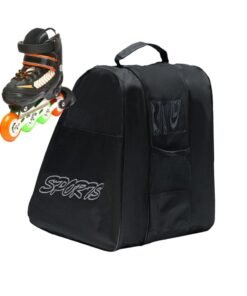 SOLARAE Roller Skate Bag, Oxford Cloth Skates Shoulder Bag, Inline Skate Tote for Skating Storage, Roller Skates Shoe Pouch Organizer, Ice Skate Bag for Child, Teenager, Kids, Adult