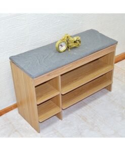 keke 3 Tier Multifunctional Shoe Storage Rack With Seat - Image 3