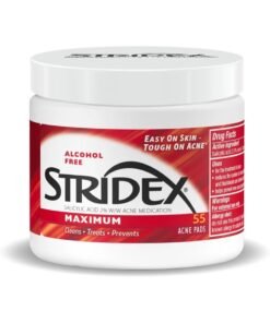 Stridex Strength Medicated Pads, Maximum, 55 Count