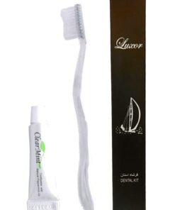 Luxor Disposable Toothbrush & Toothpaste Toiletries Set in Bulk Ideal Size Hotel Amenities Dental Kit For Adults & Kids Pack of 100