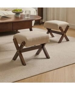 Footboard Bench Solid Wood Shoe Changing Stool Household Entrance Door Low Stool Shoe Changing Living Room Coffee Table Stool Sofa Stool  （size：32*26*27cm）