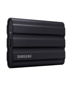 Samsung T7 Shield 1TB Portable External SSD, USB 3.2 Gen2 Interface (10 Gbps), Read/Write Speeds Up to 1050/1000 MB/s, AES 256-bit Encryption, Rugged, IP65 Dust & Water Resistant, Black | MU-PE1T0S/WW 1 TB