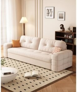 Organized Home High-end technology flannel sofa bed dual-purpose foldable small apartment living room multifunctional 2024 new