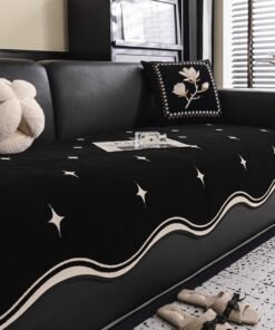 Leather Sofa Cushion Four Seasons Universal High-Grade Dirty-Resistant Cushion Fixed Non-Slip Straight Row Sofa Cover Cloth Towel