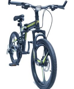 Alternative view of Roadeo Bikes Rocco Folding Bicycle | Foldable Cycle for Adults with Disk Brake | 18 Speed Shimano Gears | Suspension Fork