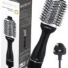 REBUNE 1300Watts Hair Dryer Brush 3 In 1 Hot Air Styler For Hair Drying Straightening Curling