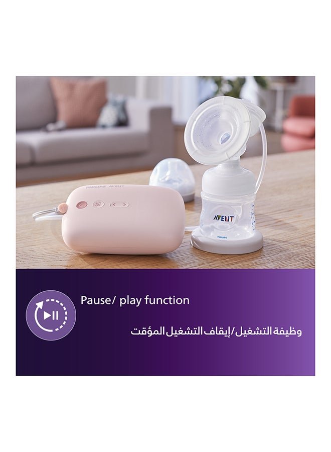 Philips Avent Single Electric Breast Pump Corded| 3 Pin | No.1 Brand Recommended By Moms Worldwide | Natural Motion Technology For Quicker Milk Flow