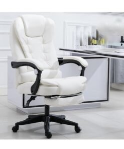 Arabest Modern and Minimalist Computer Chairs for Household Use, Comfortable Swivel Chairs for Study and Office Chairs(White)