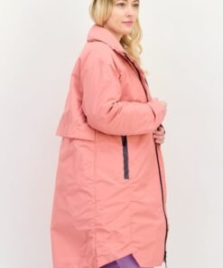 Adidas Women Sportswear Fit 2 Pcs High Neck Outdoor Jacket, Pink - Image 3