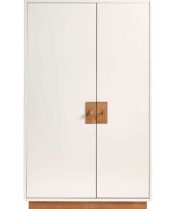 Memoire Ivory High Gloss Lacquer Kids Storage Cabinet