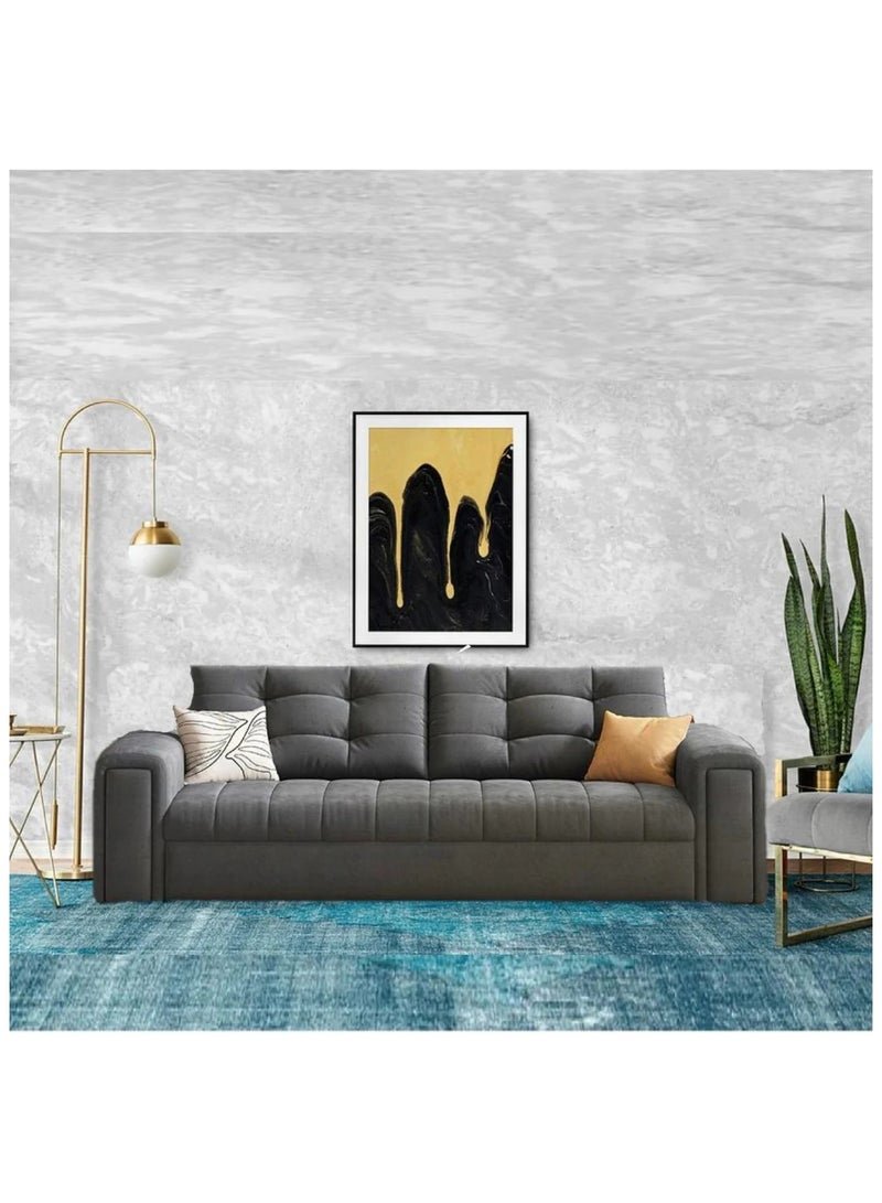 AWD Modern Pull-Out Sofa Bed – Convertible Sleeper Couch with Storage – Space-Saving Upholstered Sofa Bed with Cushions – Large Capacity 197 Outer size