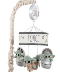 Lambs & Ivy Star Wars The Child/Baby Yoda Musical Baby Crib Mobile Soother Toy