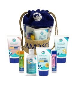 STREAM 2 SEA Ecoconscious Travel Kit Body & Hair Care Gift Set Shampoo & Body Wash Conditioner Spf30 Spf20 And Mineral Sunscreen Spf 30 Cucumber Mint And Hydrate Cherry Vanilla Lip Balm By Stream2Sea