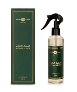 Moin Lamsat Al Oud Room Spray – Oud Aura | Scent of Oud Air Mist | Oud Essence Mist – Luxurious Long-Lasting Fragrance for Home, Office & Car (250ml)
