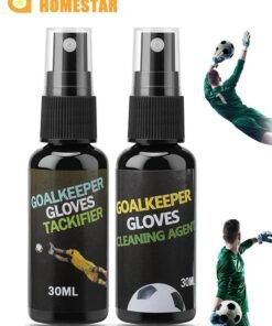 HOMESTAR Goalkeeper Glove Grip Spray and Glue Remover Spray for Match Goalkeeper Gloves