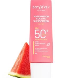 Dot & Key Watermelon Hyaluronic Cooling Sunscreen SPF 50 PA+++|for Moisturized Skin| UV + Blue Light Protection| Lightweight | No White Cast | Boosts Vitamin D Absorption I Quick Absorbing | 50g