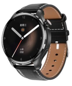 AROAQ M13 Smart Watch,1.60" IPS HD Screen Health Monitoring Watch, Ip68 Waterproof GPS Smart Wrist Watch With Multiple Sports Mode, Heart Rate Body Temperature Blood Pressure Monitoring, (Black and Brown)