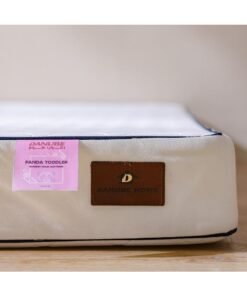 DANUBE HOME Panda Toddler Nursery Foam Mattress with zip chain | Medium Firm Feel | Single Mattress | Spine Balance For Pressure Relief | 130x70 cm | Thickness 10cm