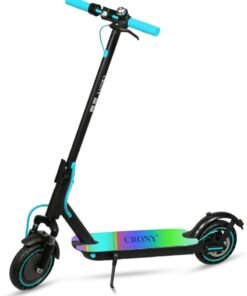 Crony M365 7 Colors Front Suspension Fast Speed E-Scooter Max speed 40 Km/h 8.5" Honeycomb Tires, 36V/7.8AH,Rear Hydraulic Disc Brakes Electric Scooter,Easy Foldable, Portable Commuter E-Bike For Adults & Kids, 120kg Load Skateboard With bell, 21kg Aluminum Frame, Urban Mobility tool，Suspension and APP Connectivity, Blue