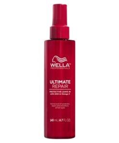 Wella Professionals Ultimate Repair Protective Leave-In Treatment - 5-In-1 Protection From Heat, Uv And Frizz With Aha And Omega-9 (140 Ml)