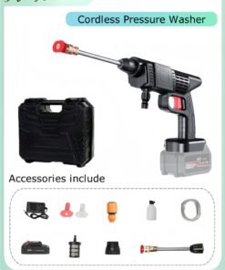 HALAMODO Cordless Pressure Washer Portable Power Washer Handheld High-Pressure Car Washer for Home & Floor,1*Battery & Charger Included
