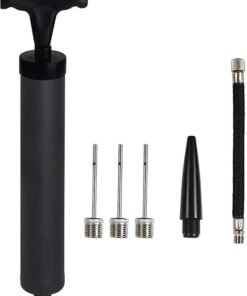 Garlo Portable Hand Air Ball Pump Inflator Kit with Needle, Nozzle, Extension Hose for Soccer Basketball Football Volleyball Water Polo Rugby Exercise Sports Ball Balloon Swim Inflatables