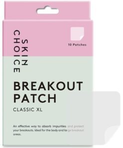 SKIN CHOICE SkinChoice Breakout Patch Classic XL - Pack of 10 - Hydrocolloid Pimple Patches - Vegan, Fragrance-free, Gluten-free, Latex-free, Parabens-free, Sulfates-free, Cruelty-free