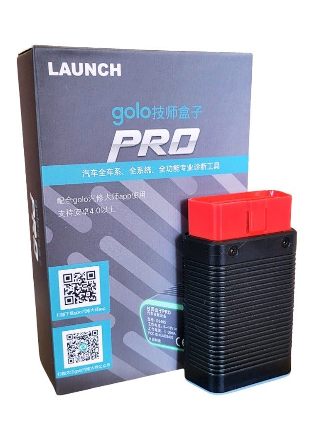 Launch X431 Golo Pro 4.0 OBD2 Bluetooth Car Diagnostic Scanner Support All Systems Diagnosis with Diagzone Pro Software 2 Years Update