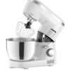 BLACK+DECKER Kitchen Stand Mixer Machine, 4L Stainless Steel Bowl, 6 Speed Settings, Planetary Motion, Professional Baking Results, Easy Mixing And Kneading, 4 L 1000 W SM1000-B5 White/Silver