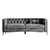 SULSHA Upholstered Button-tufted Sofa with Metal Legs
