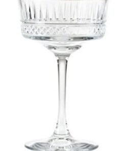 Pasabahce 4-Piece Elysia Golden Touch Champagne Coupe Set 260 ml Clear/Gold