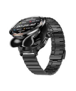 Smart Watch with Earbuds 2 in1 Smartwatch Wireless Earphones Bluetooth, 1.47 Inch Large HD Touch Screen NFC Fitness Health Sleep Tracker Calling Music Control Player, Sport Modes for Office Home Sport Outdoor