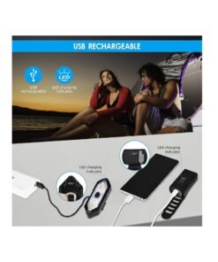 Alternative view of Anmi Bike Lights Set, USB Rechargeable Bicycle Light Front, Back, 1000 Lumen Bicycle Headlight and Rear Taillight with Turn Signal & Horn, Waterproof and 5,6 Lighting Modes for Night Cycling Road Mountain